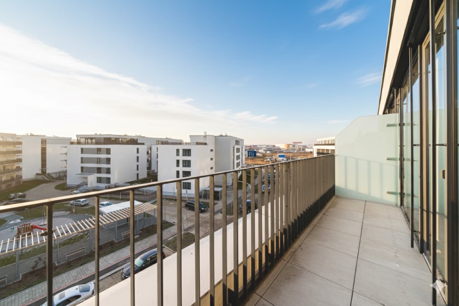 Soukromý balkon s výhledem